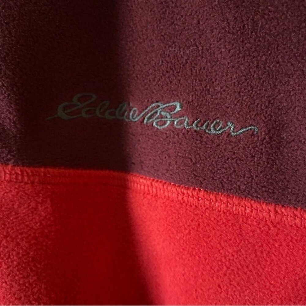 NWT Eddie Bauer Men's 1/4-Snap Long-Sleeved Quest Fleece Pullover Size L - Picture 4 of 11